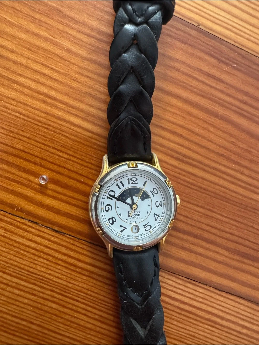 Vintage Kathy Ireland Sun and Moon Watch